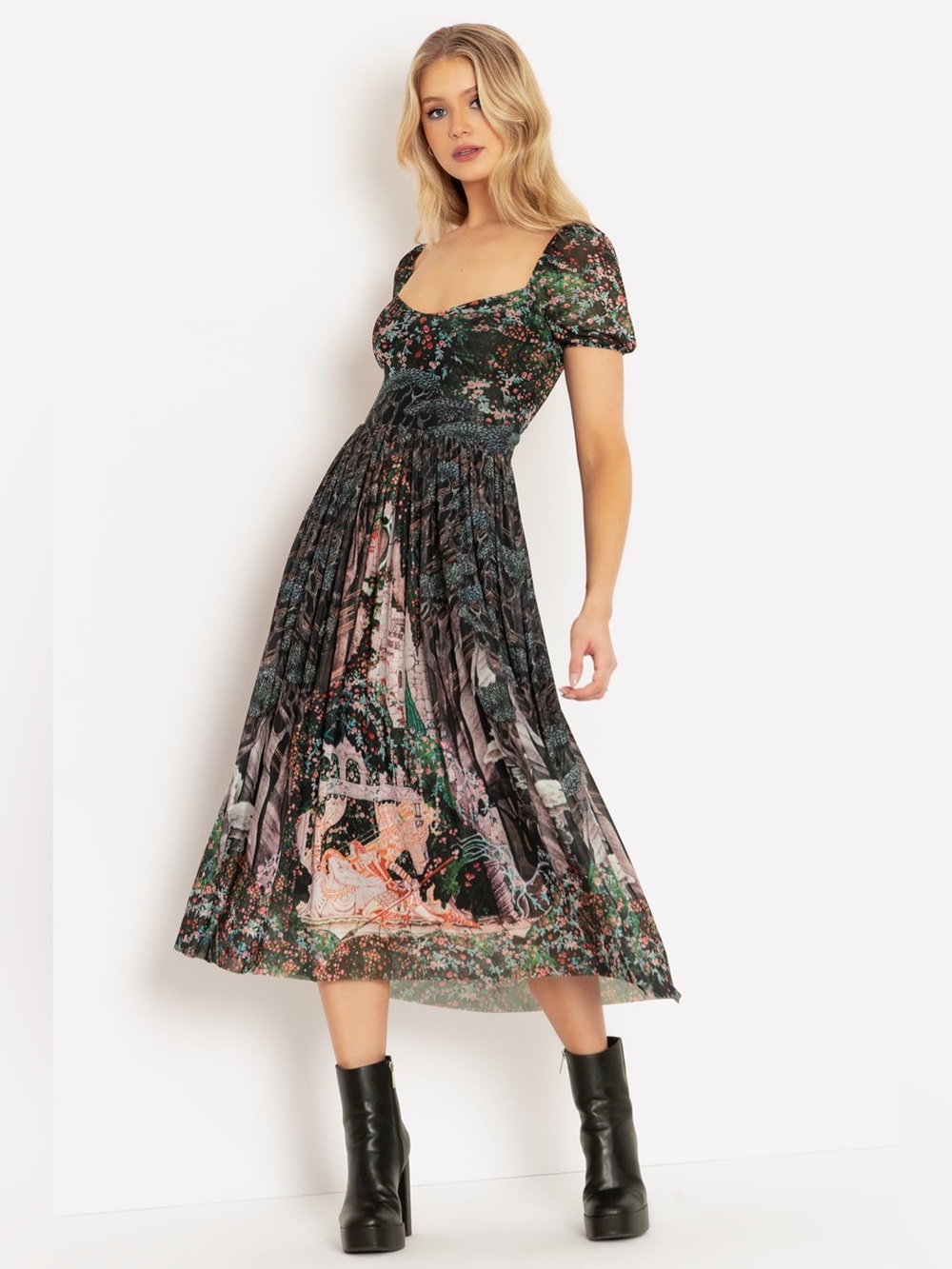 Rare BlackMilk | Nielsen Sleeping Beauty Midaxi Dress